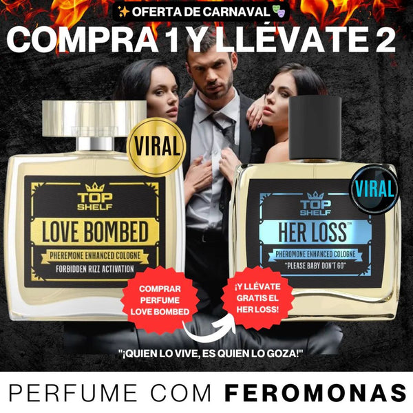 COLONIA DE FEROMONAS MASCULINAS - HER LOSS + LOVE BOMBED [COMPRA 1 Y LLÉVATE 2]