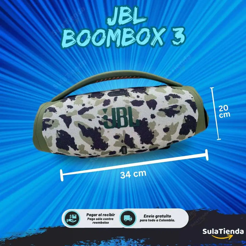 ÚLTIMA OFERTA BOOMBOX 3 SUPER PREMIUM IMPORTADO - LIQUIDACIÓN - 34x20